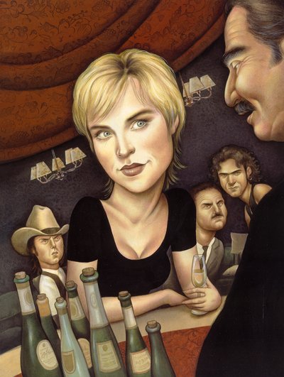 Sharon Stone by Anita Kunz