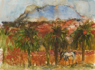Horses Grazing by Ann Oram