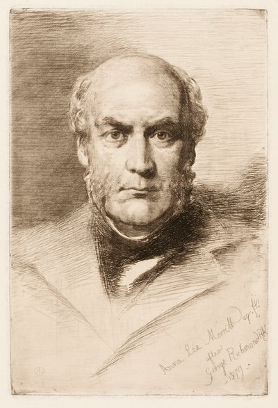 Untitled (portrait of a man) by Anna Lea Merritt