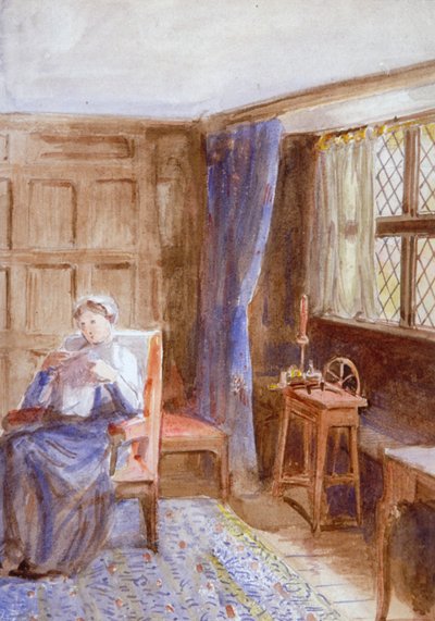 Woman Reading a Letter by Anna Lea Merritt