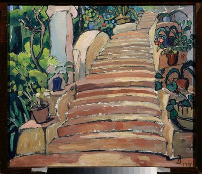 Staircase in a Garden by Anna Mikhaylovna Zelmanova Tchudovskaya