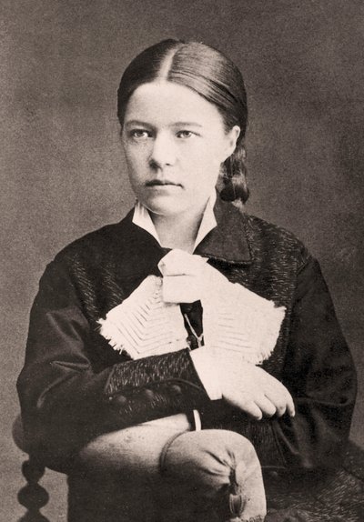Portrait of Selma Lagerlöf by Anna Ollson