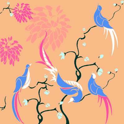 Blossom Birds by Anna Platts