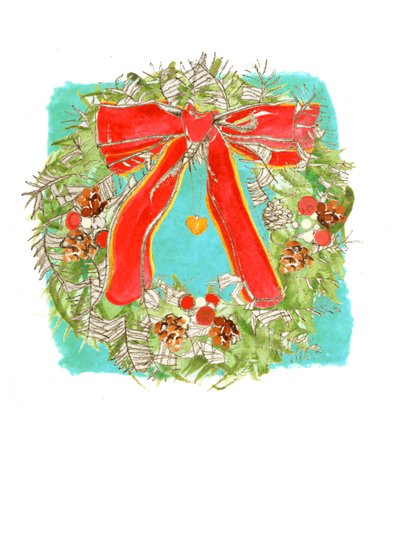 Christmas Wreath by Anna Platts