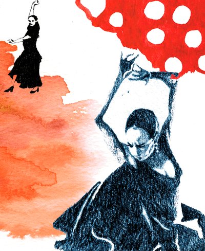 The Dancing Spaniards by Anna Platts