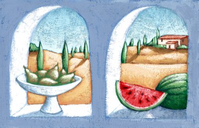 Italian Landscape by Annalisa Morrocco