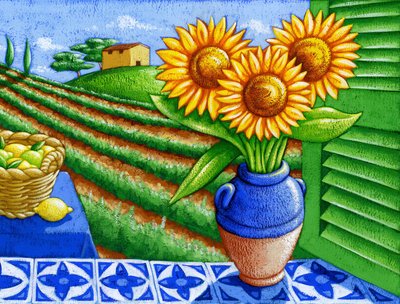 Sunflowers in Provence by Annalisa Morrocco