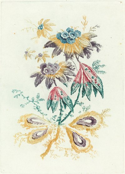 Fantastic Flowers with Peapod Leaves by Anne Allen