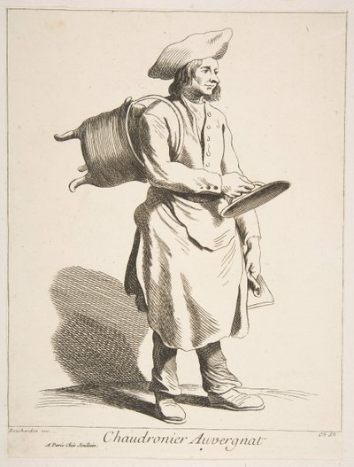 Coppersmith from Auvergne, 1737 by Anne Claude Philippe de Caylus