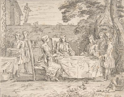 Distinguished Meal by Anne Claude Philippe de Caylus