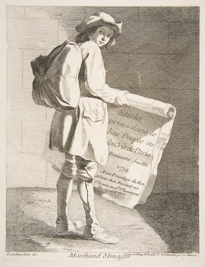 Picture Seller by Anne Claude Philippe de Caylus