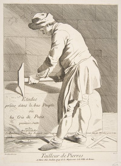 Stone Cutter by Anne Claude Philippe de Caylus