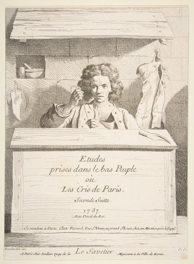The Cobbler by Anne Claude Philippe de Caylus