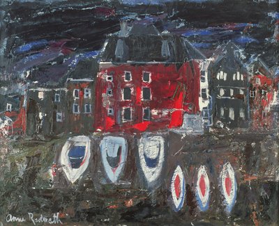 Boatyard, Amsterdam by Anne Redpath