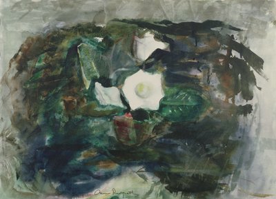 White Gloxinia by Anne Redpath
