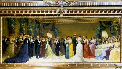 Dance in honour of Umberto I by Annibale Brugnoli