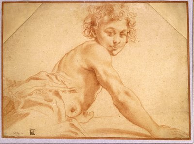 A Boy Looking Over His Shoulder by Annibale Carracci