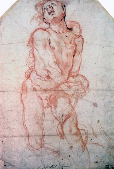 Figure Study, 1560-1609 by Annibale Carracci