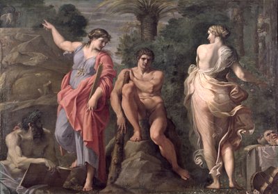 Hercules at the Crossroads, c.1596 by Annibale Carracci