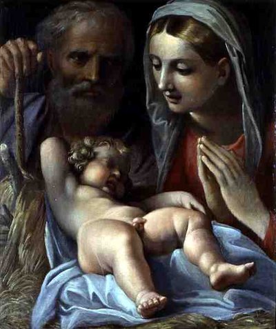 Holy Family by Annibale Carracci