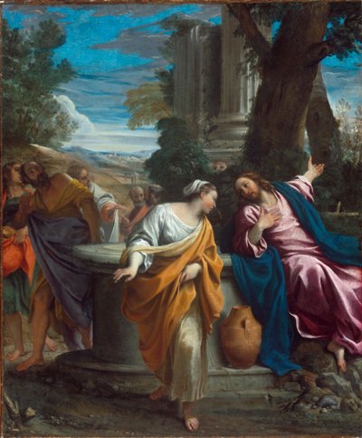 Christ and the Samaritan Woman by Annibale Carracci