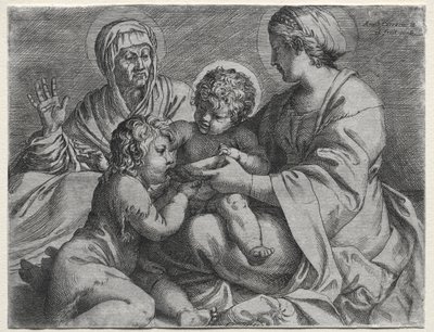 Madonna with the Bowl by Annibale Carracci