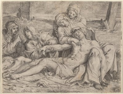 Pieta (the "Christ of Caprarola") by Annibale Carracci