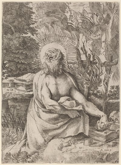 Saint Jerome in the Wilderness by Annibale Carracci