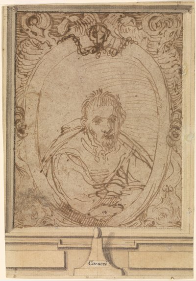 Self-Portrait by Annibale Carracci