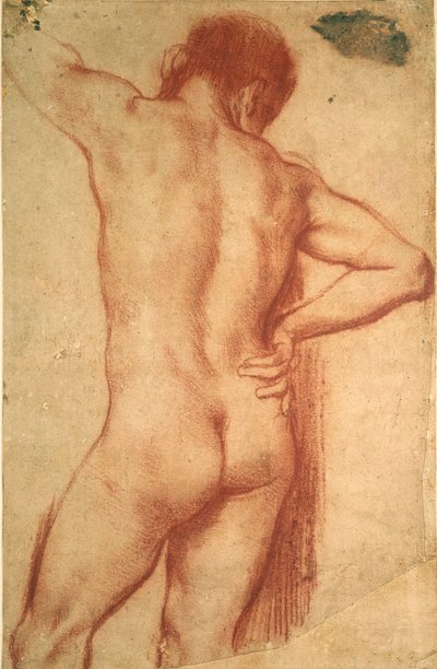 Study of a Nude Man, 17th Century by Annibale Carracci