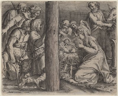 The Adoration of the Shepherds by Annibale Carracci