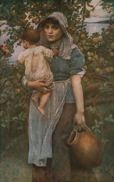 The Young Mother, c1887, c1930 by Annie Louisa Swynnerton