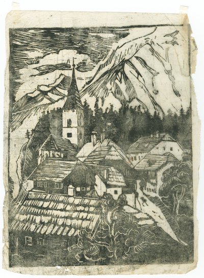 Village in the Mountains by Anny Dollschein