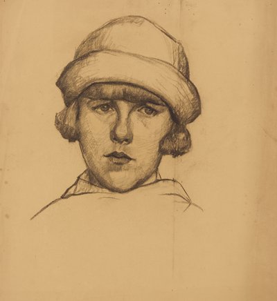 Portrait of a Girl by Anny Dollschein