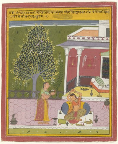 A Woman Pining for Her Lover by Anonymous