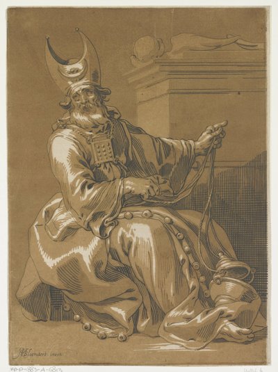 Aaron Sitting by the Ark of the Covenant by Anonymous