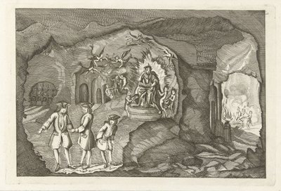 Arrival of Daniël Raap in Hell, 1754 by Anonymous