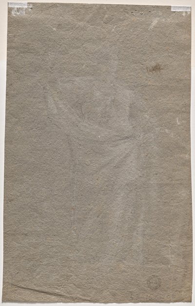 Allegorical Figure (verso) by Anonymous