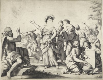 Allegory with Minerva by Anonymous