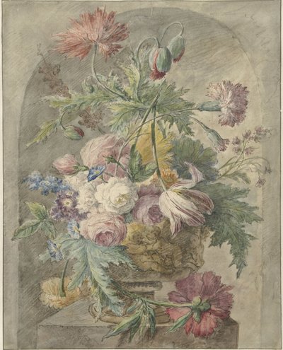 Flowers in a Vase by Anonymous