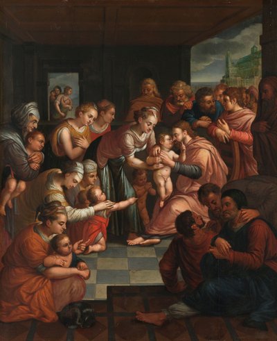 Christ Blessing the Children by Anonymous