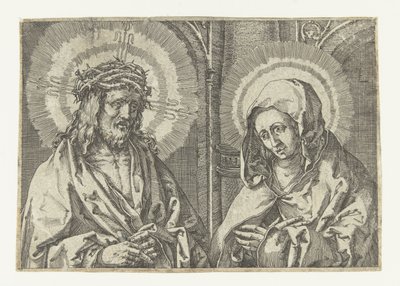 Christ and Mary by Anonymous