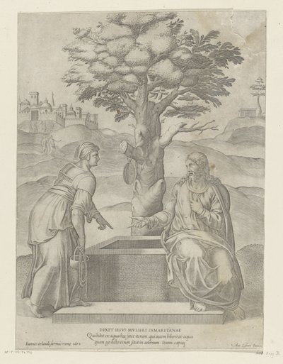 Christ and the Samaritan Woman at the Well by Anonymous