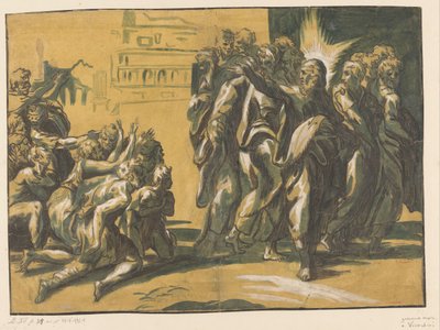 Christ Healing the Lepers by Anonymous