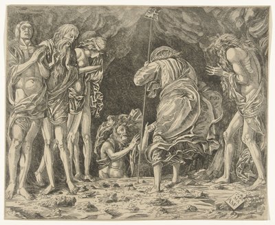 Christ Saving Souls from Purgatory by Anonymous