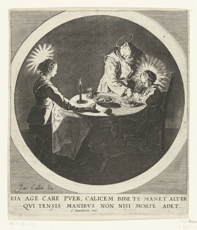 The Holy Family at the Table by Anonymous