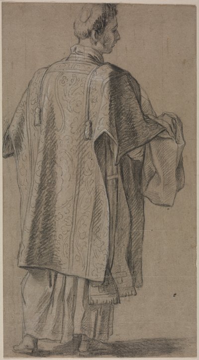Ecclesiastic Seen from Behind by Anonymous