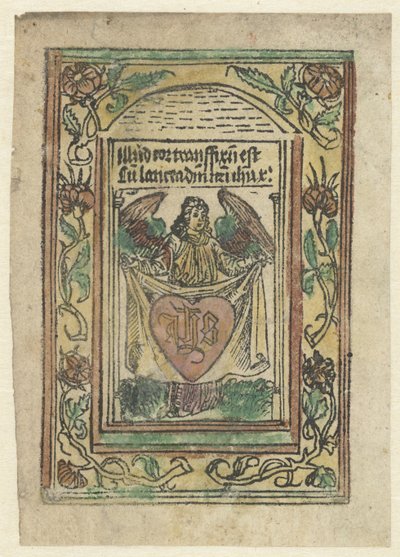 Angel with Sacred Heart by Anonymous