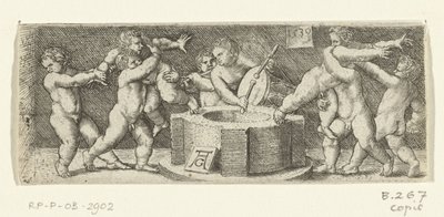 Frieze with Children by a Spring by Anonymous