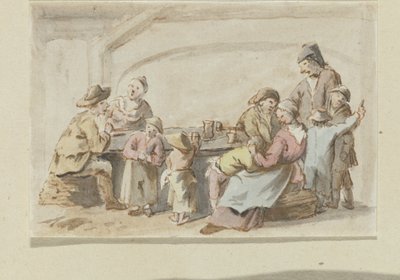 Company at the Table by Anonymous